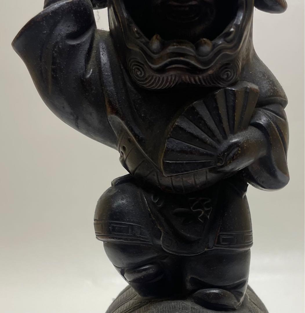 古備前　獅子被　獅子舞　細密細工　大黒天　七福神　縁起物　置物