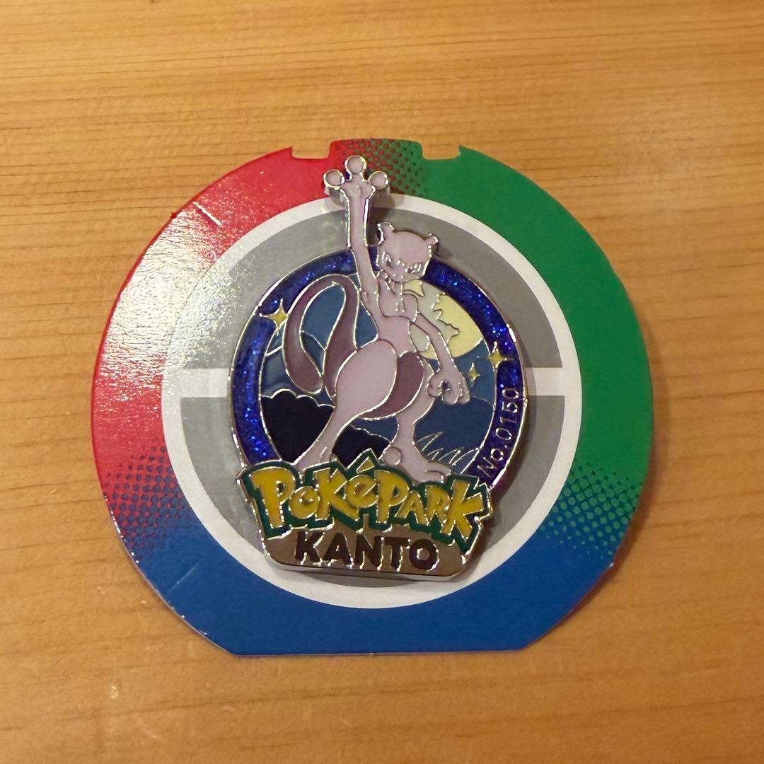 ポケパーク カントー 限定 ピンズ ミュウツー ポケモン