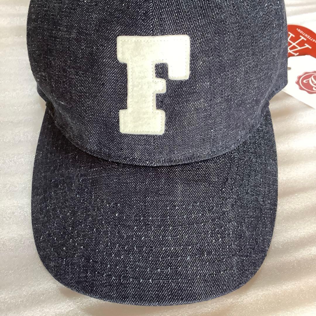 [新品 未使用品]FULLCOUNT フルカウント デニムキャップ Fロゴ