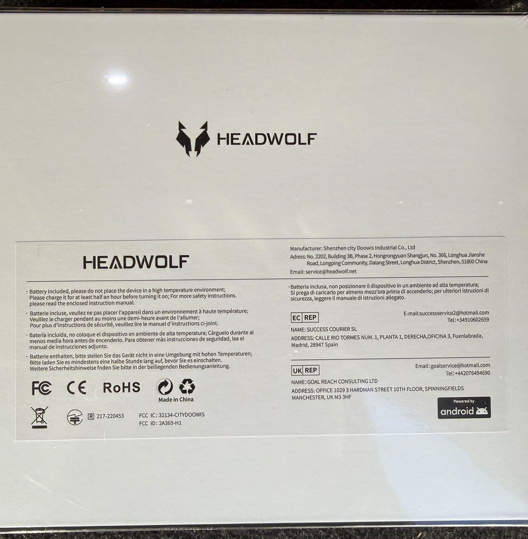 HEADWOLF Titan 1 8.8インチタブレット
