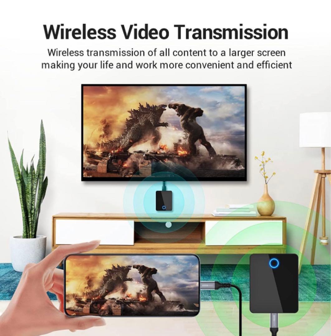 ワイヤレスHDMIディスプレイアダプタ