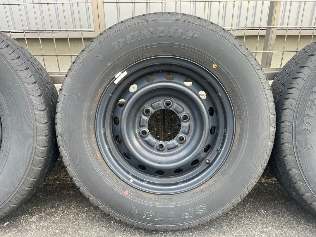ハイエース　純正　DUNLOP 195/80R15 タイヤホイール4本セット