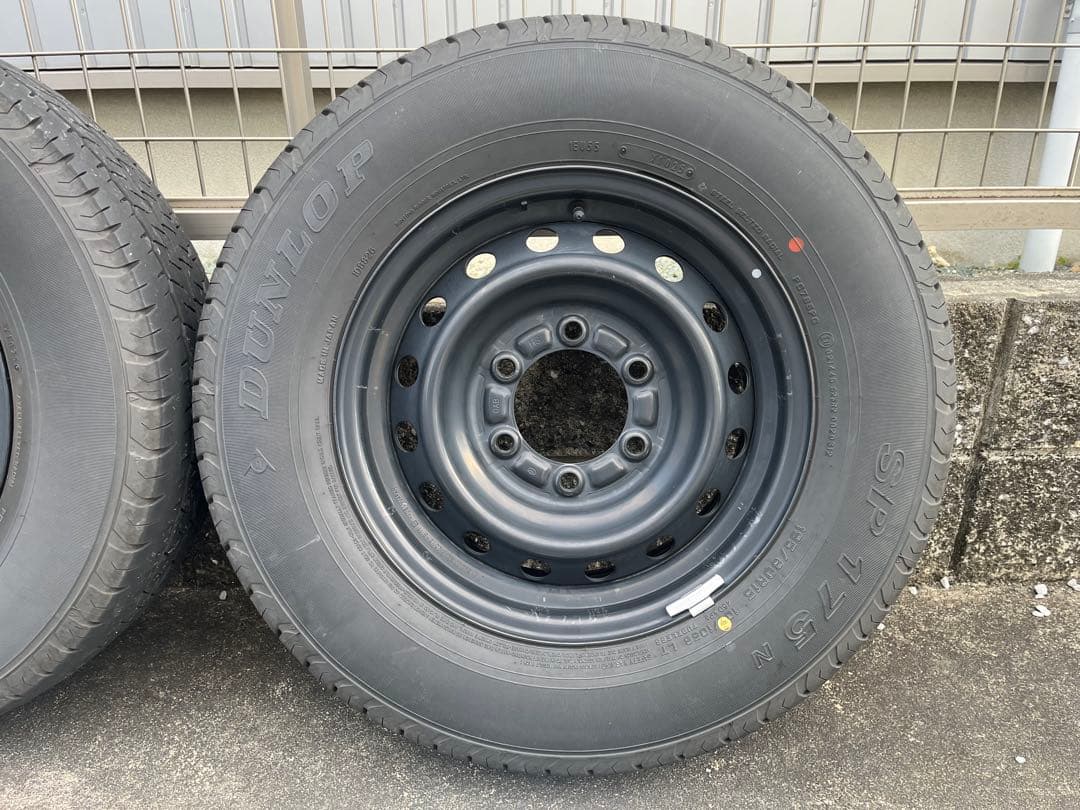 ハイエース　純正　DUNLOP 195/80R15 タイヤホイール4本セット