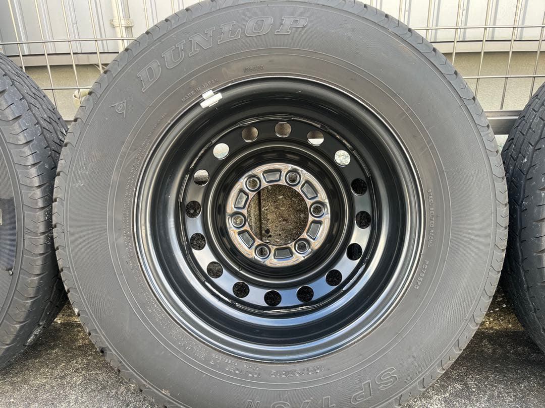 ハイエース　純正　DUNLOP 195/80R15 タイヤホイール4本セット