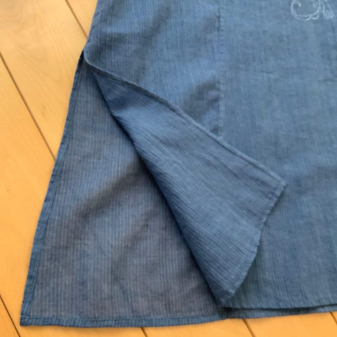 手織　刺繍　チュニック　ヨーガンレール