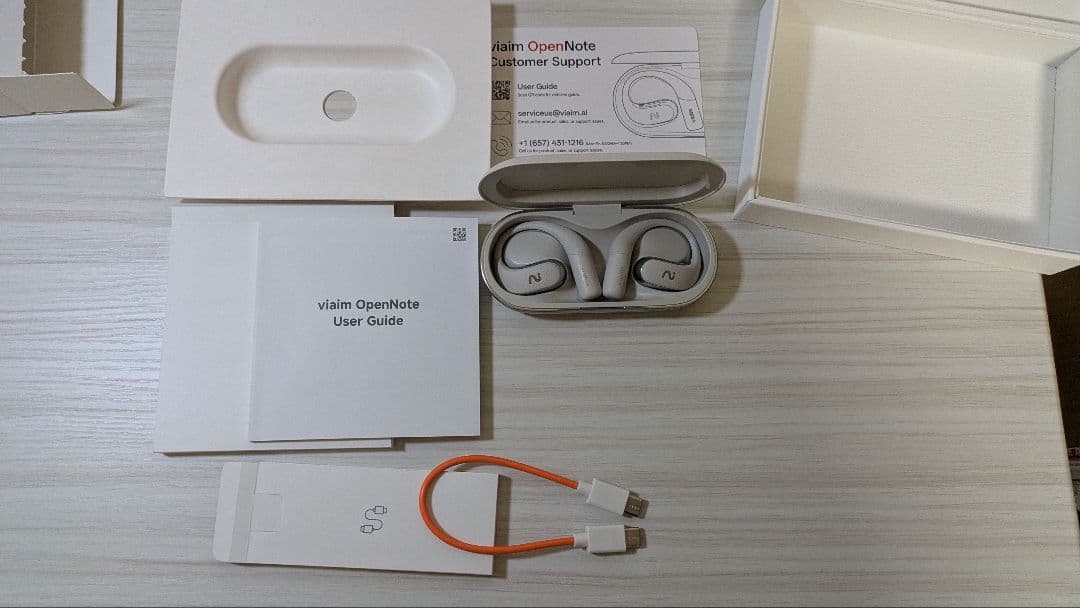 viaimOpenNote ワイヤレスAIイヤホン