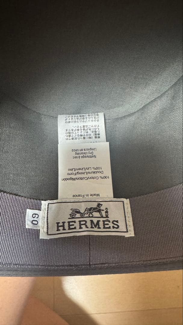 【箱有】エルメス ハット帽子サイズ60 値下げ交渉検討