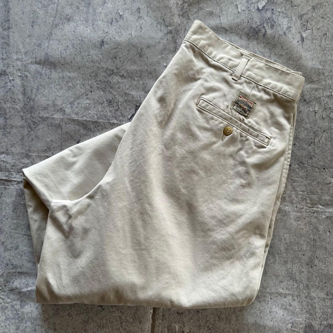 【初期タグ】Polo by RalphLauren ポロチノ ツータック W34
