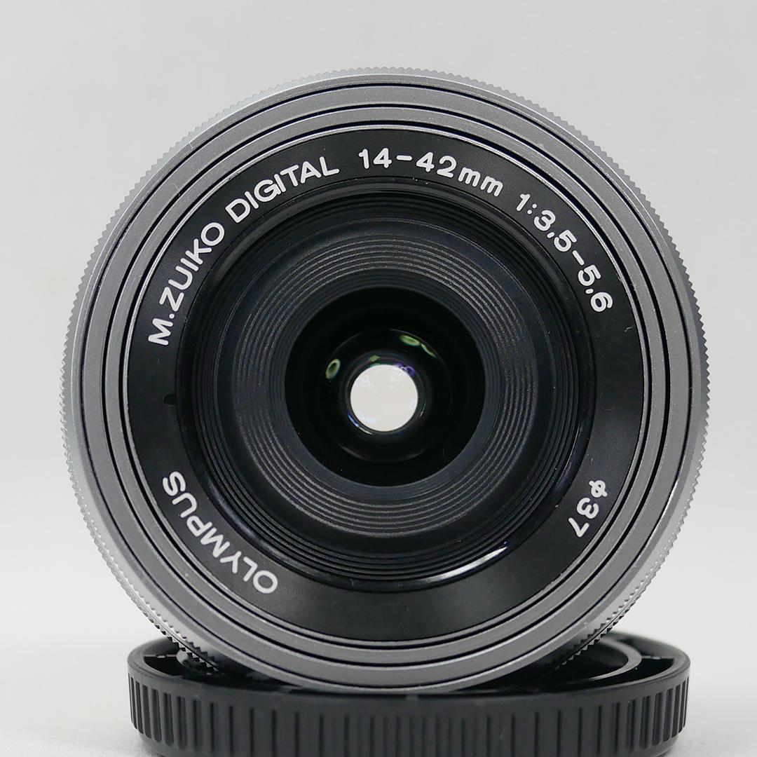オリンパス電動パンケーキレンズ M.ZUIKO 14-42mm+自動開閉キャップ