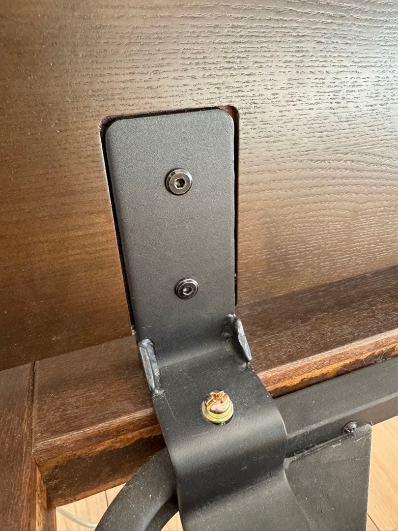 無印良品　ウォールナット ダブルベッドフレーム　ヘッドボード付き　旧商品