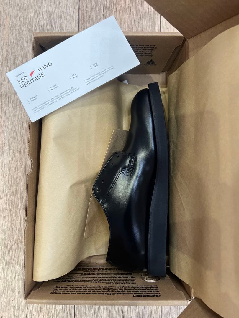 RED WING SHOES ブラック レースアップ 8 1/2 D