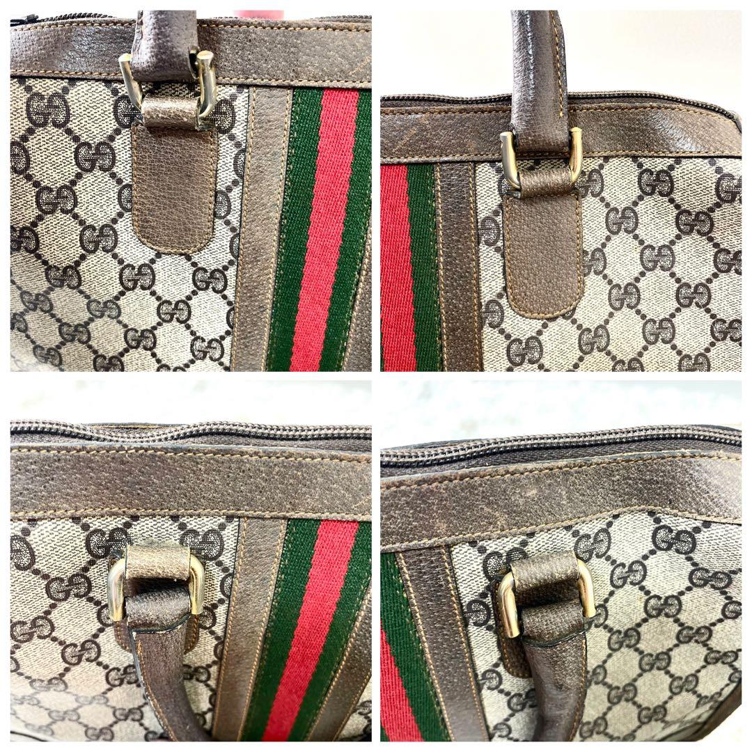 グッチ　GUCCI ハンドバッグ　シェリーライン　レディース 手提げ　ブラウン系