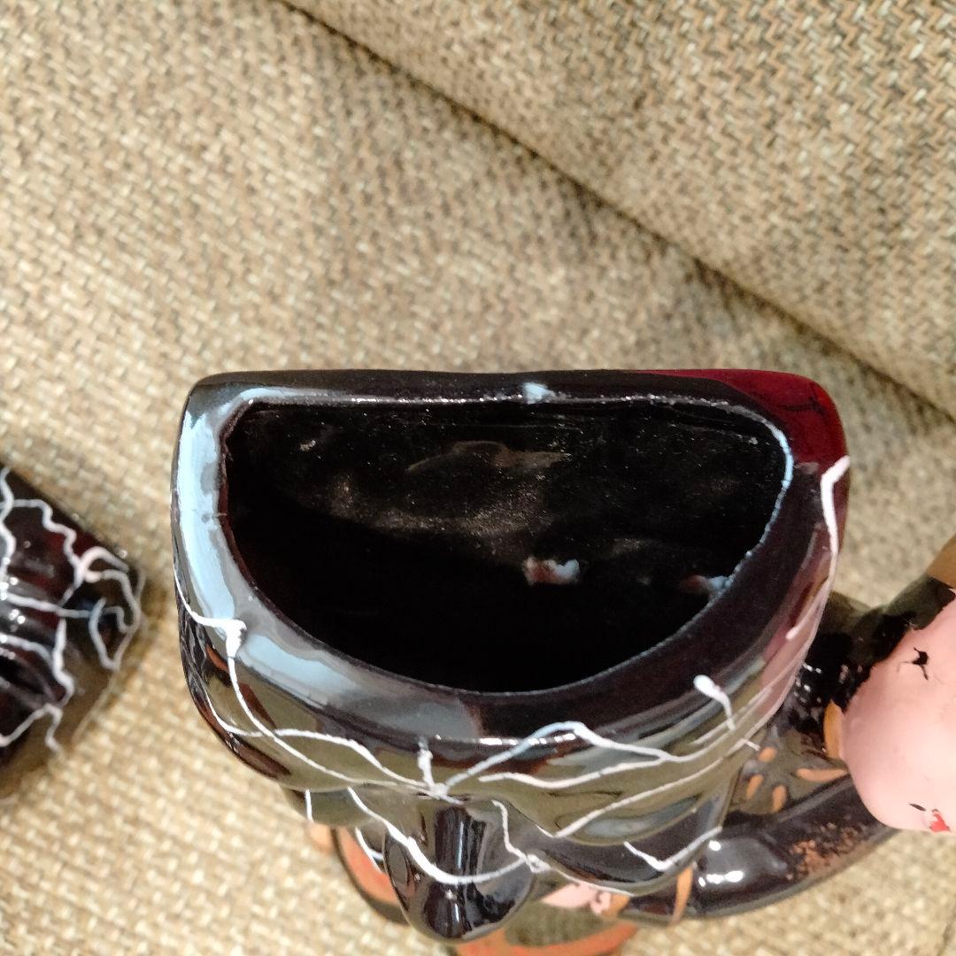 ペ*ン様 50s ツーフェイス　壁掛け　two face ビンテージ　ロカビリー