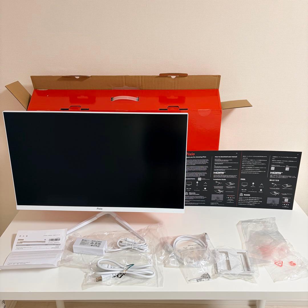 25/9/14購入 PX27U WAVE White 160Hz 4K IPS