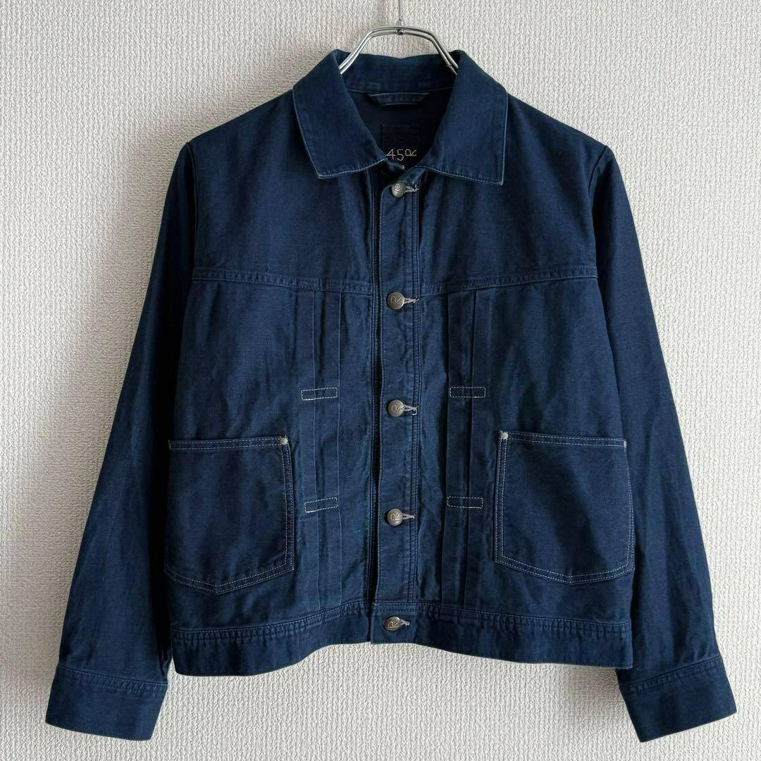 【極美品】45R デニムジャケット 2nd Type 藍染