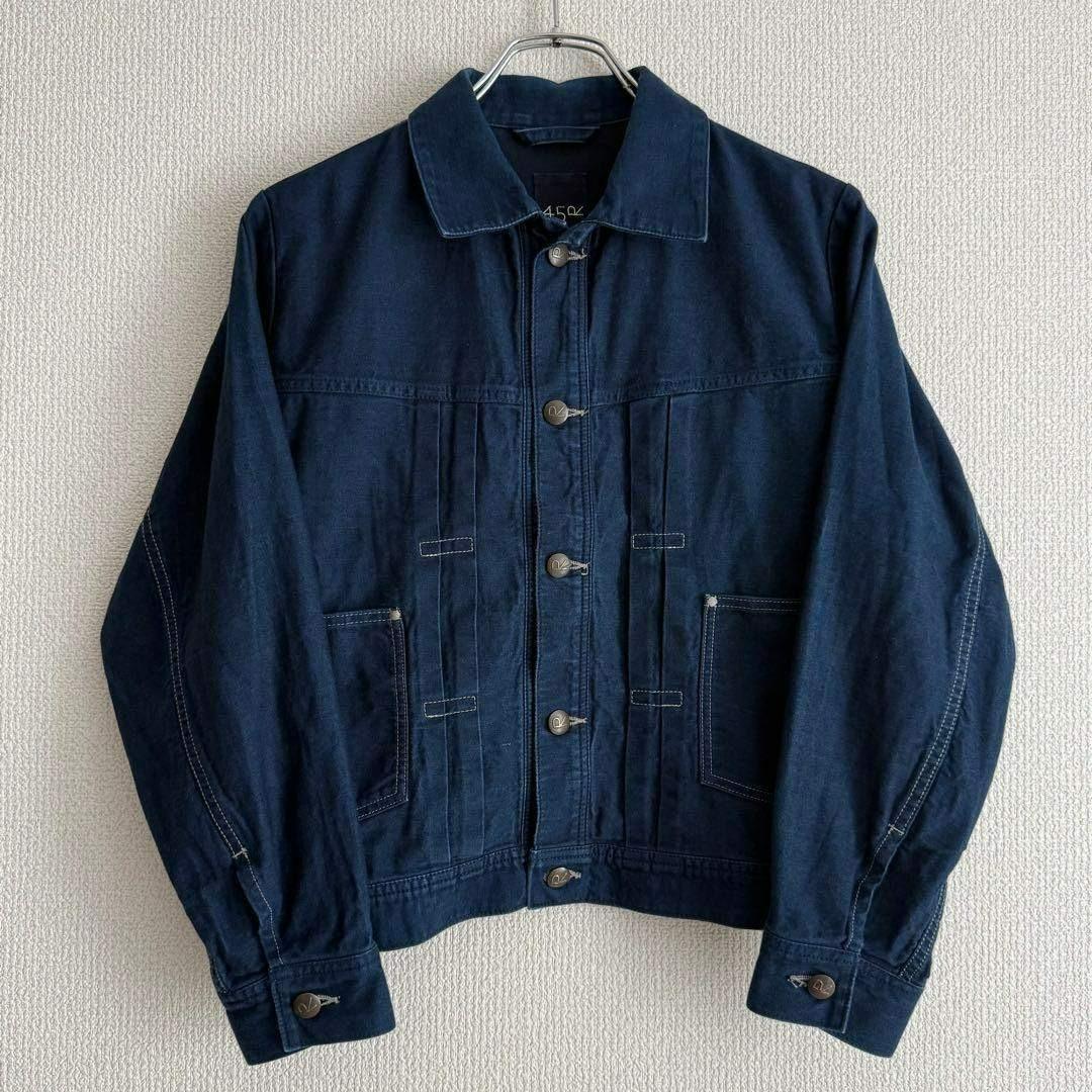 【極美品】45R デニムジャケット 2nd Type 藍染