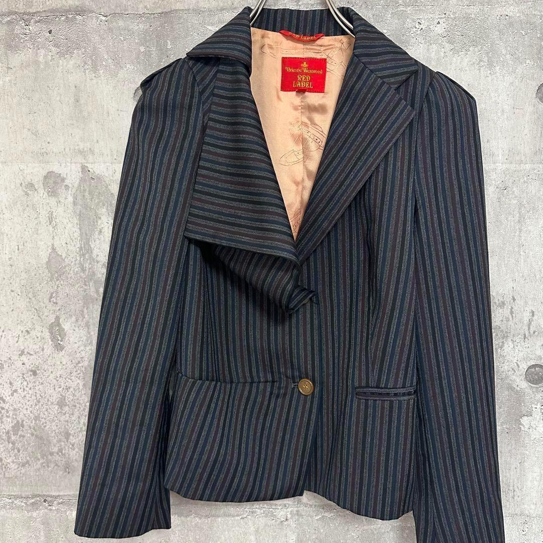 Vivienne Westwood 変形 ジャケット ストライプ