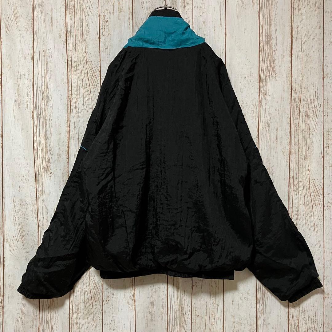 1291 USA製90sナイキNIKEナイロンジャケット刺繍アメリカUSA古着