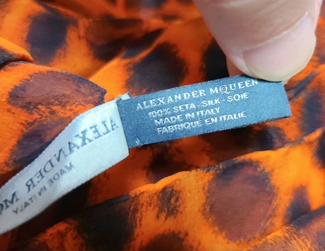 【美品】Alexander McQueen アレキサンダーマックイーンストール