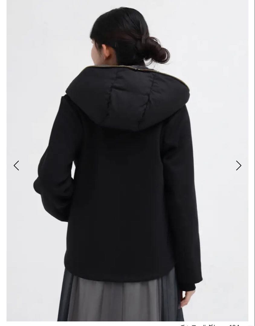 ヤマダヤ フェイクファーフードショートブルゾン