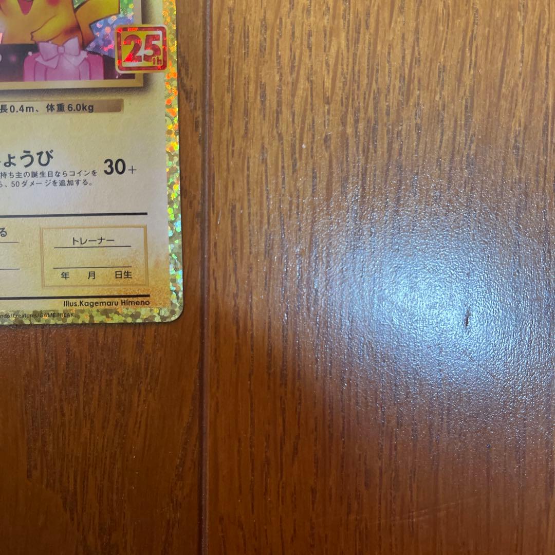 お誕生日ピカチュウ25th