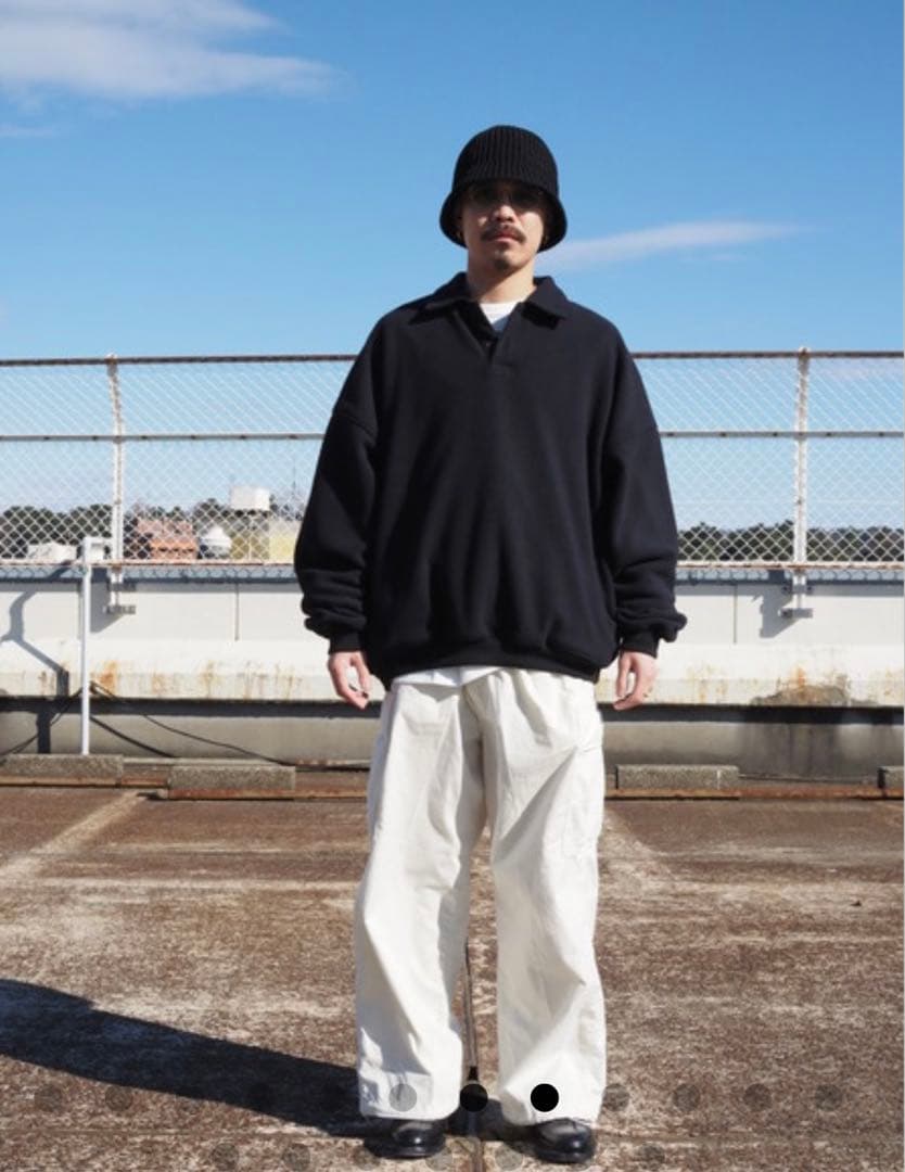 トップス COOTIEPRODUCTIONSFleece Sweat Polo Shirt