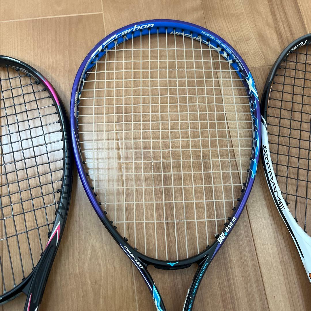 ソフトテニス　ラケット　4本セット