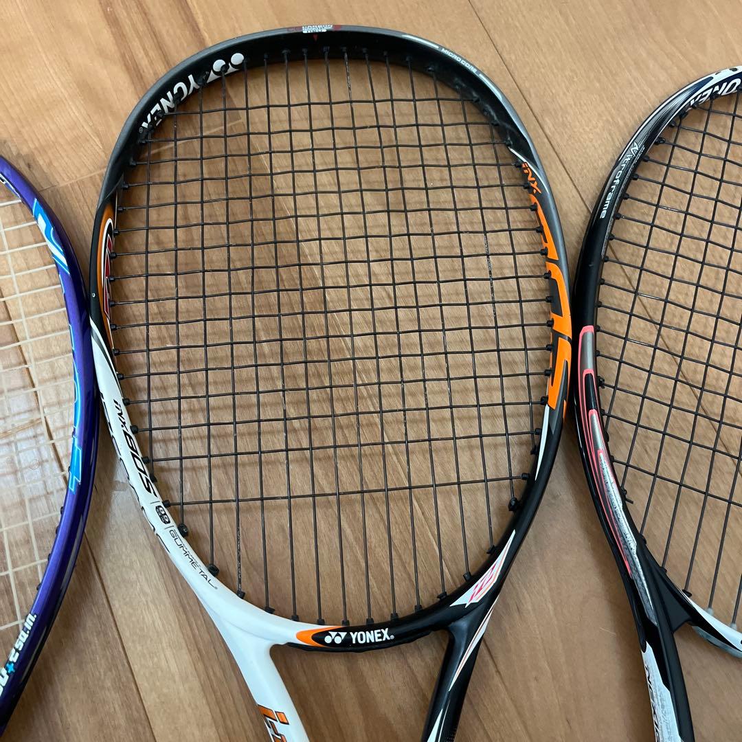 ソフトテニス　ラケット　4本セット