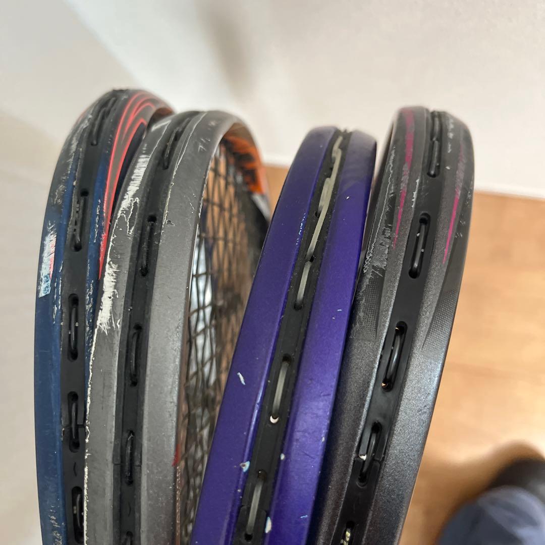 ソフトテニス　ラケット　4本セット