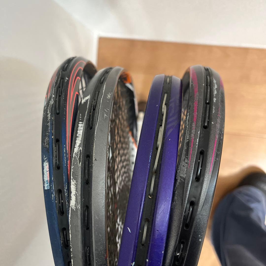 ソフトテニス　ラケット　4本セット