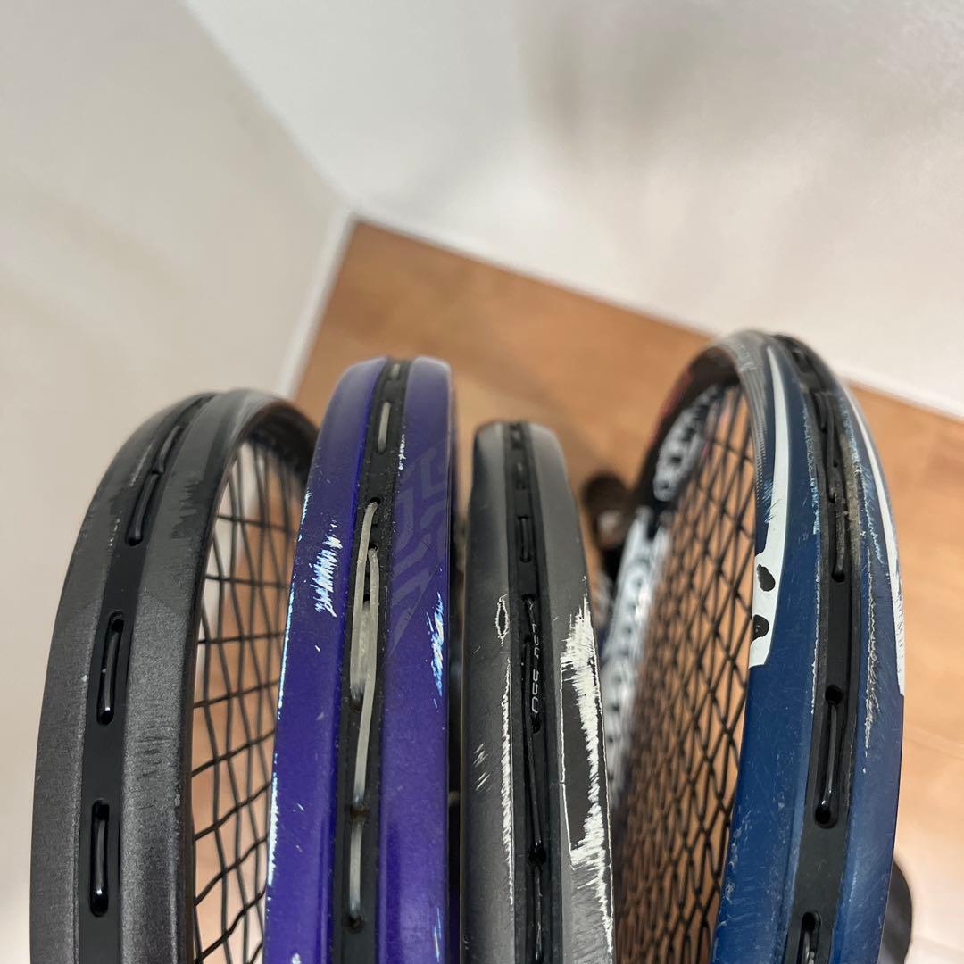 ソフトテニス　ラケット　4本セット