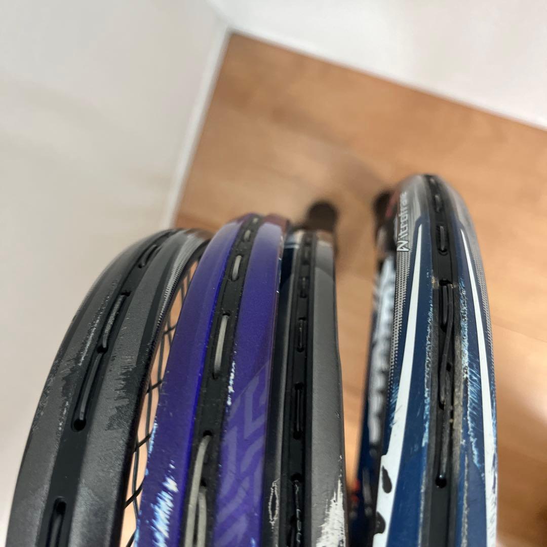 ソフトテニス　ラケット　4本セット