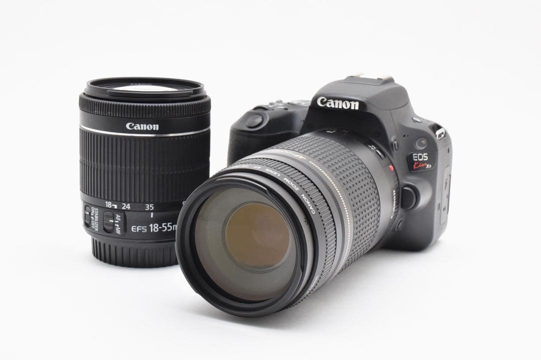 デジタル一眼レフカメラcanon kiss x9 標準&望遠ダブルレンズセット