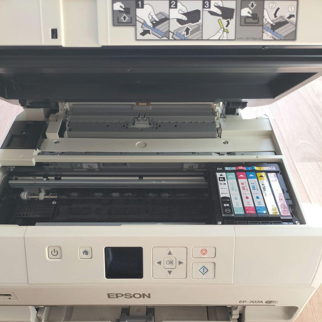 EPSON EP-707A インクジェットプリンター 本体