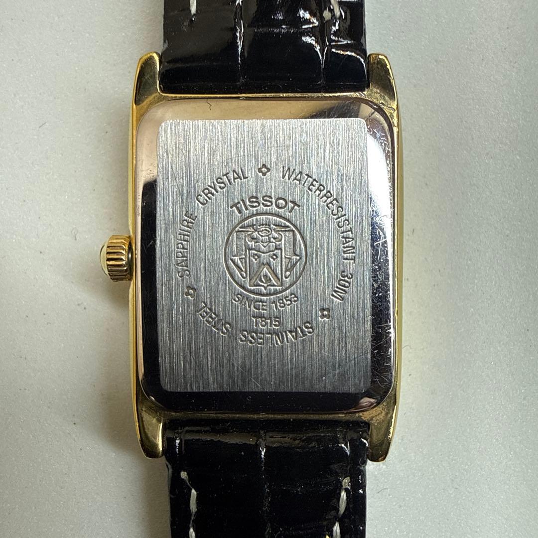 腕時計 TISSOT ティソ FASCINATION T815 スクエア 2針