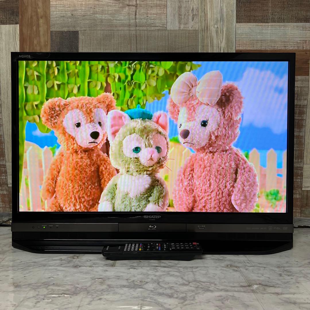 即日受渡❣️全国送料込シャープ ブルーレイ・HDD搭載32型TV録画ダビング機能付