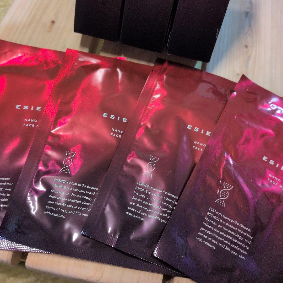 ESIENCE ナノシープセラム導入美容液3本　ナノシープフェイスマスク 4枚