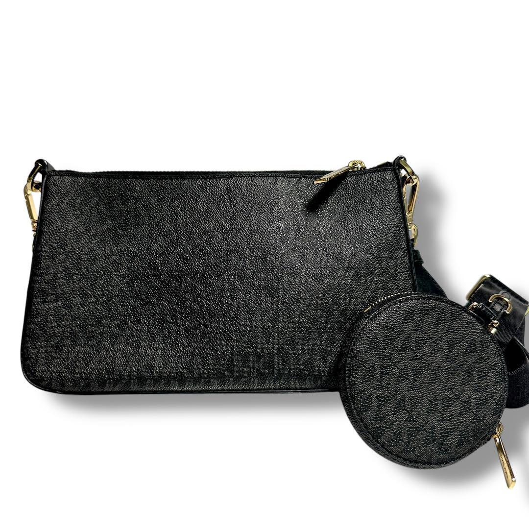 極美品　マイケルコース ショルダーバッグ クロスボディ MK シグネチャー