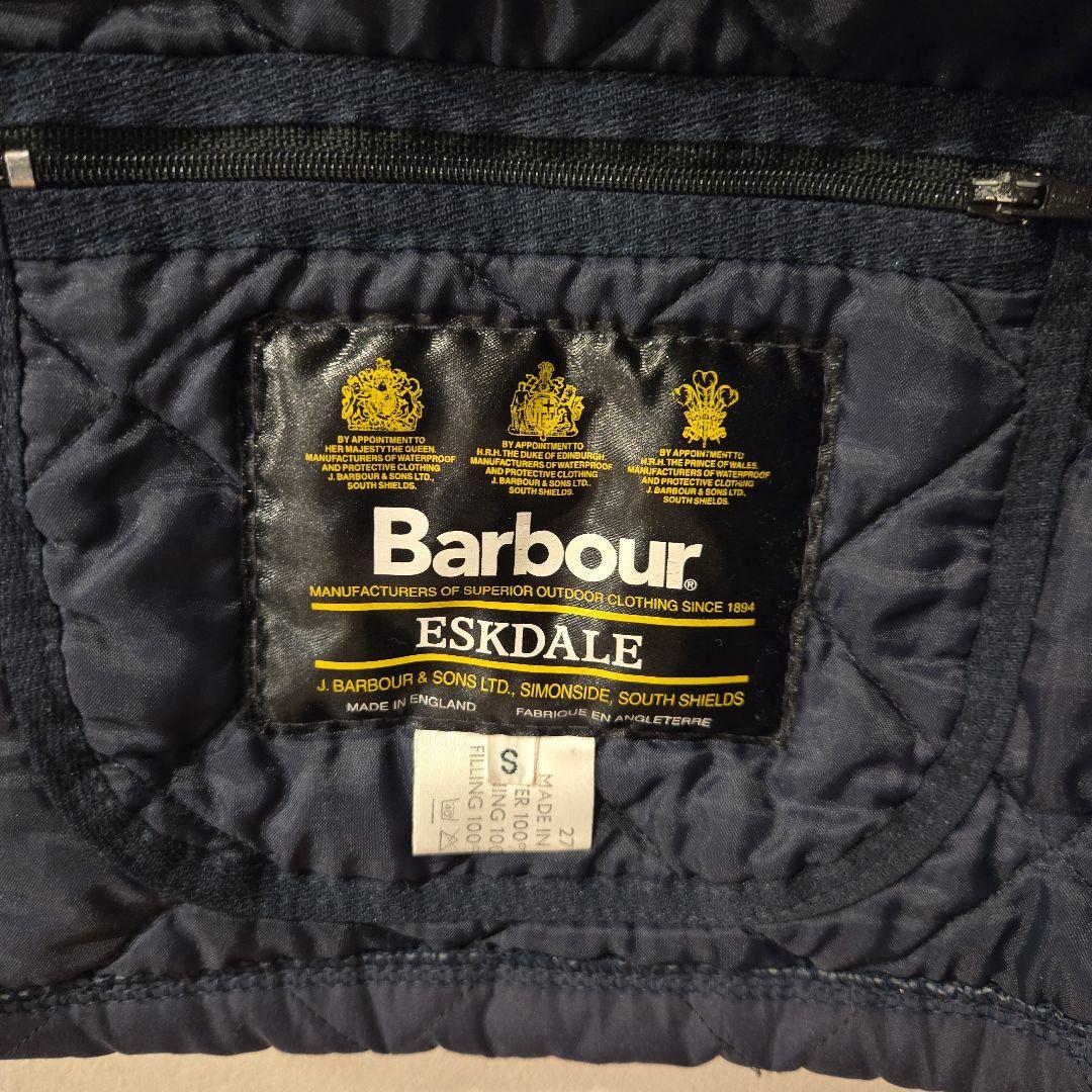 Barbour キルティング ベスト ESKDALE