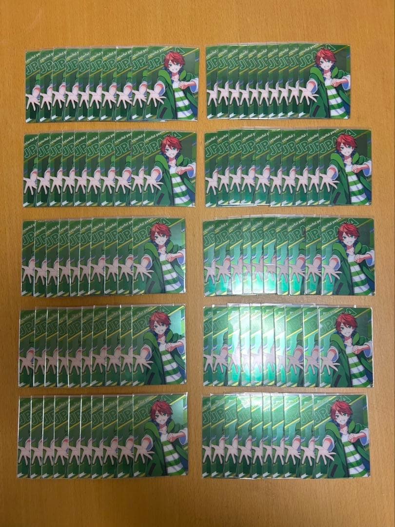 【カラフルピーチ】じゃぱぱ　ウエハース1 100枚