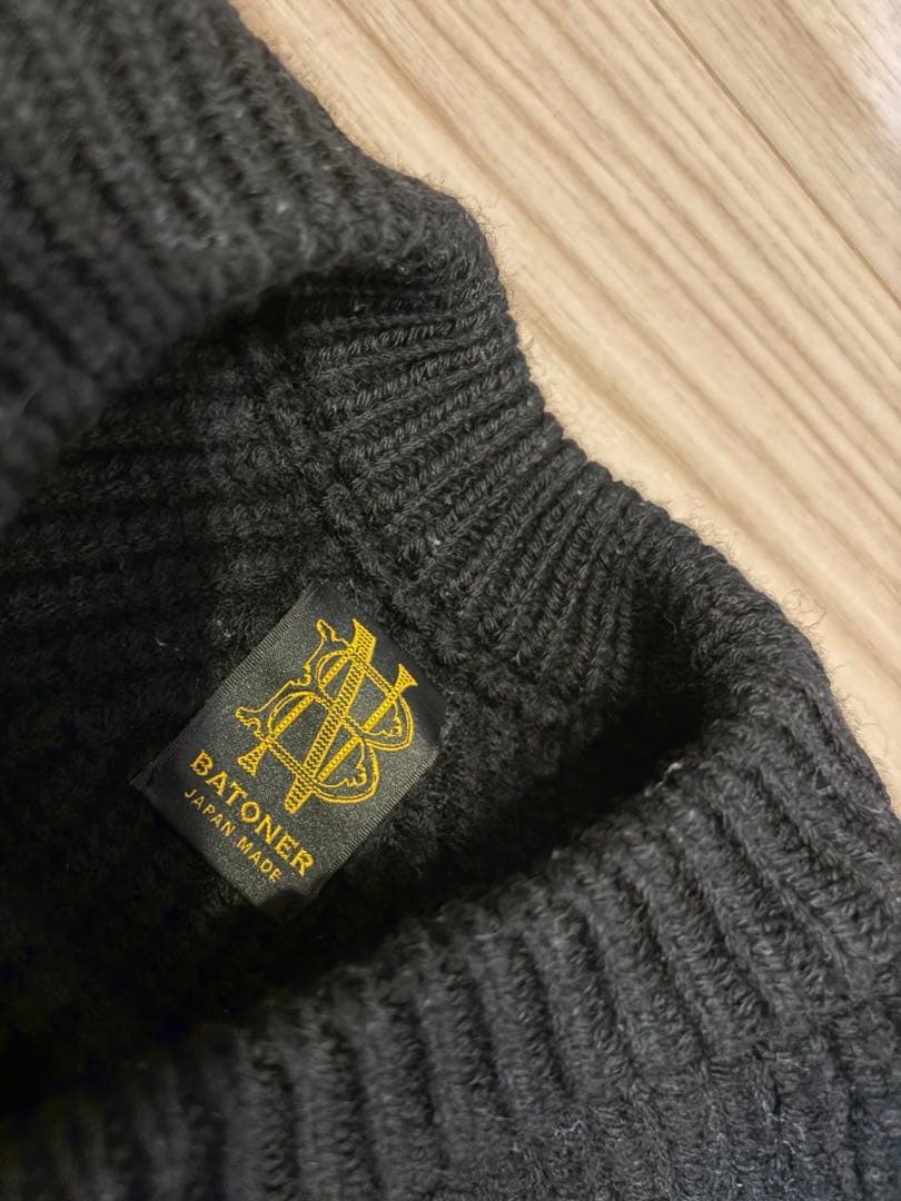 バトナー　シグネチャーニット　ブラック