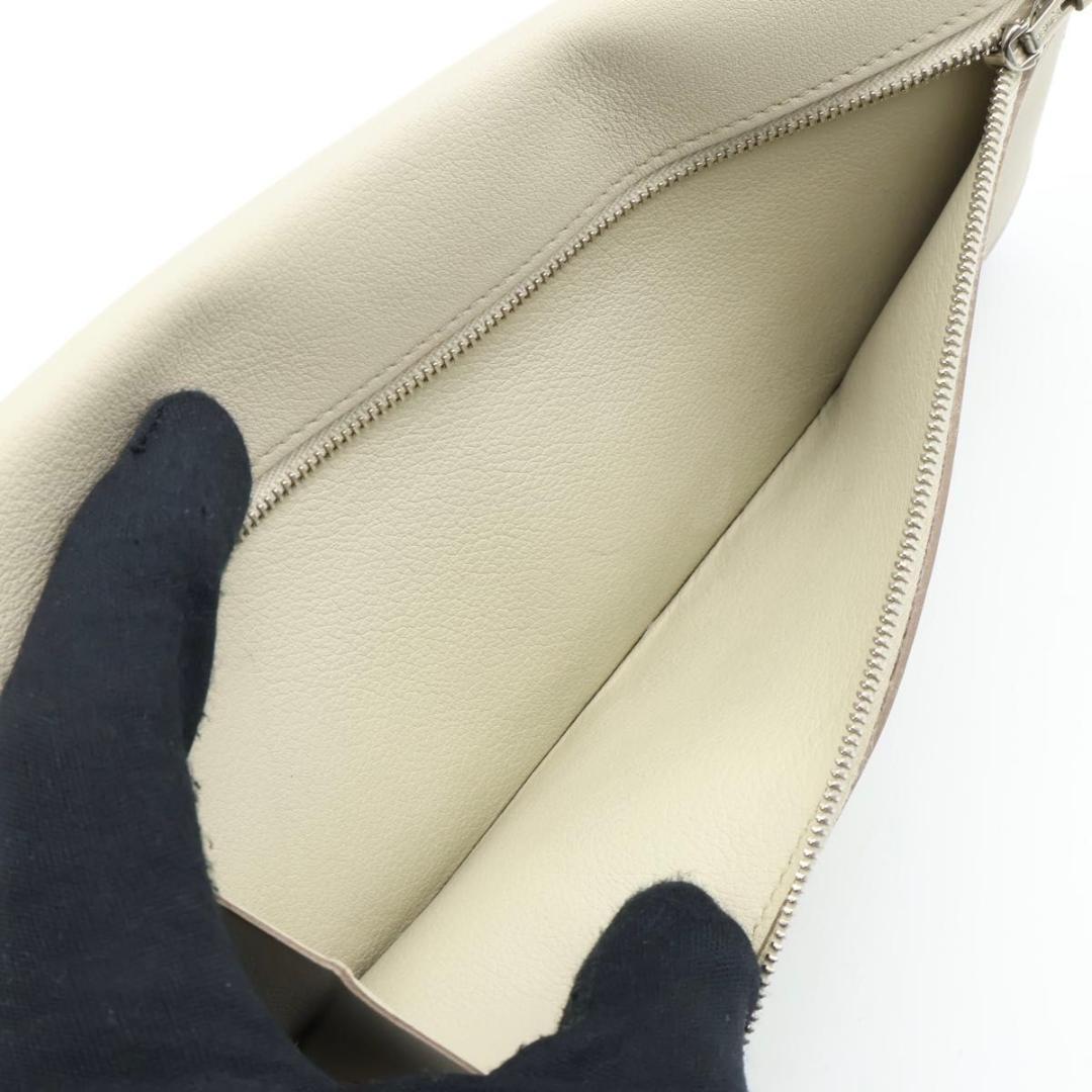 鑑定書付き【極美品】HERMES ドゴンロング　長財布　クリーム系　スイフト