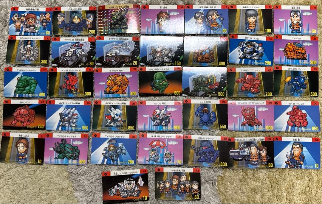 機動警察パトレイバー　カードダス　レトロ　絶版　当時物【5485