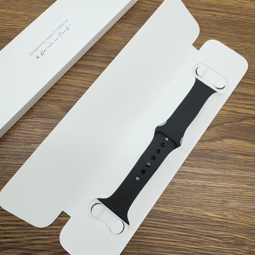 2246 Apple Watch エルメス　ブラック　スポーツバンド　シリコン
