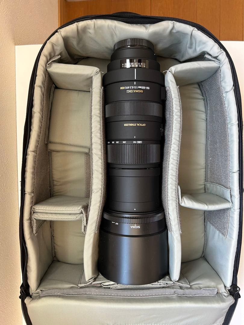 SIGMA DG 150-500 15:63 APO HSM Canon 3点