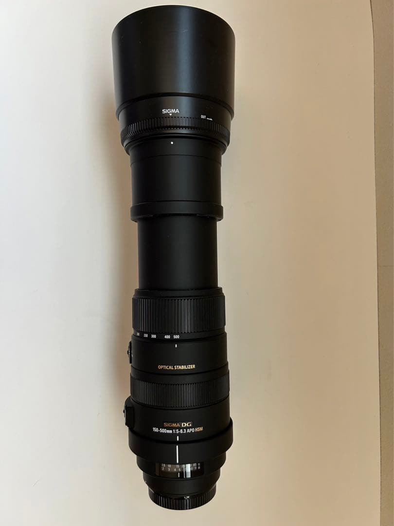 SIGMA DG 150-500 15:63 APO HSM Canon 3点