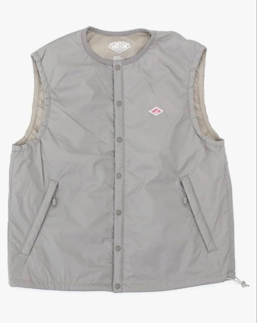 DANTON ナイロンストレッチタフタ イン サレーション ベスト トープ