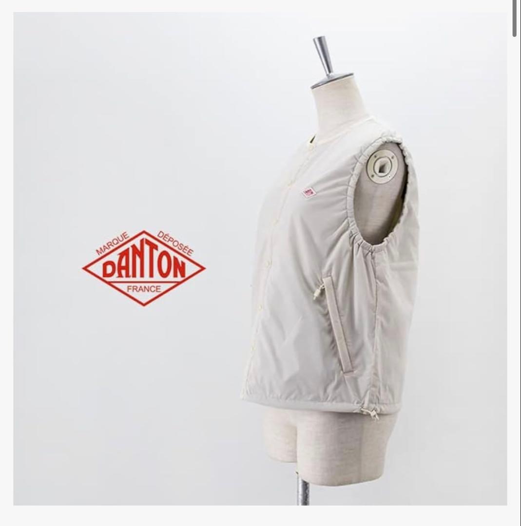 DANTON ナイロンストレッチタフタ イン サレーション ベスト トープ