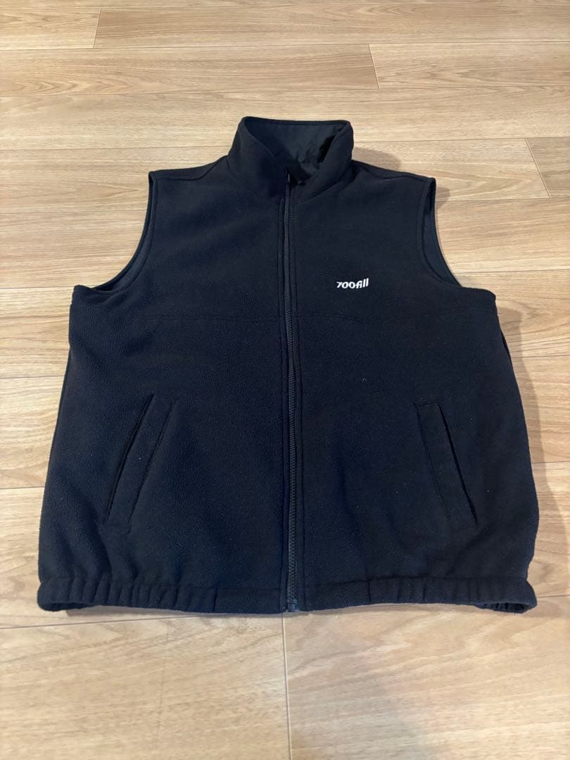 n*k様 700fill リバーシブルベスト フリースベスト ブラック Mサイズ