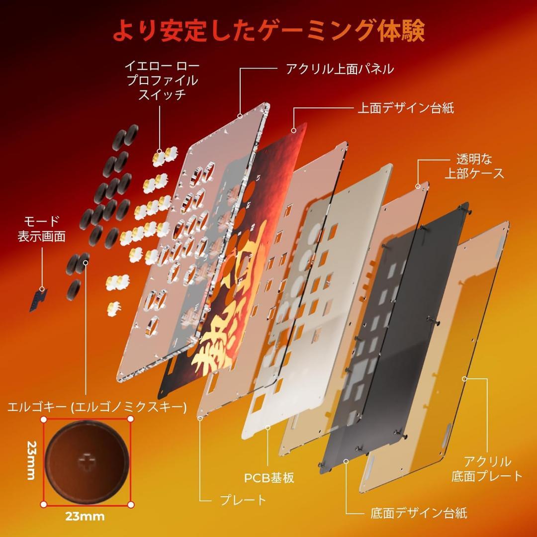  KLUDGE T16 アケコン レバーレスコントローラー 16ボタン